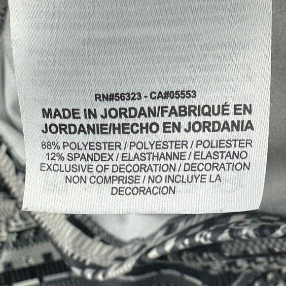 Nike Pro Hyperwarm Top Womens L Black Gray Bit 1/2 Zip Thumbholes Run Dri-Fit - Picture 13 of 15